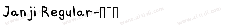 Janji Regular字体转换